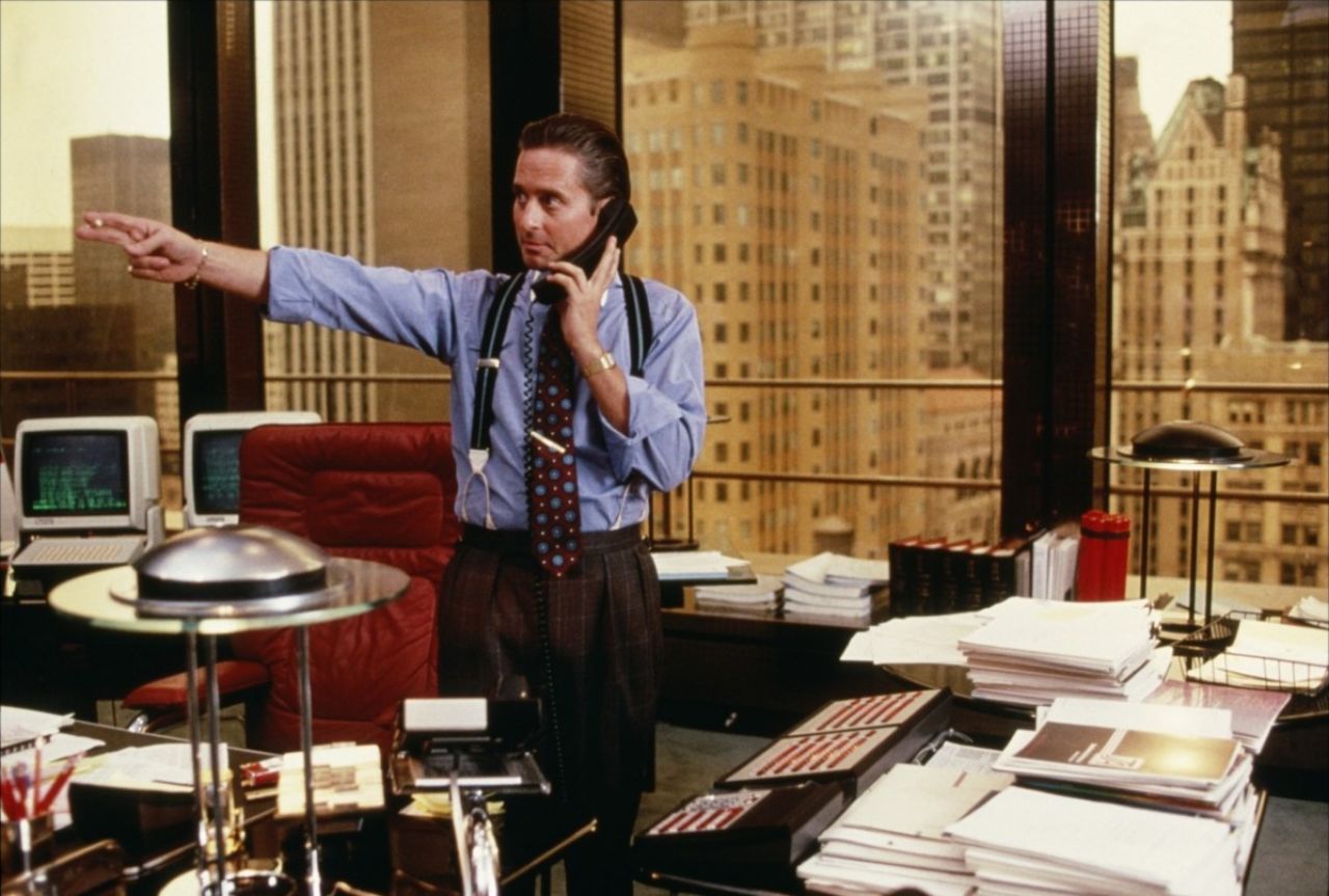 Why is it that we all want more confidence when there are so many stories of hubris leading to downfall? Just look at the movies. Take "Wall Street" sleaze Gordon Gekko (pictured). The stockbroker's "greed is good" motto wins him millions but when it gets out of control his illegal activities soon catch up with him. 