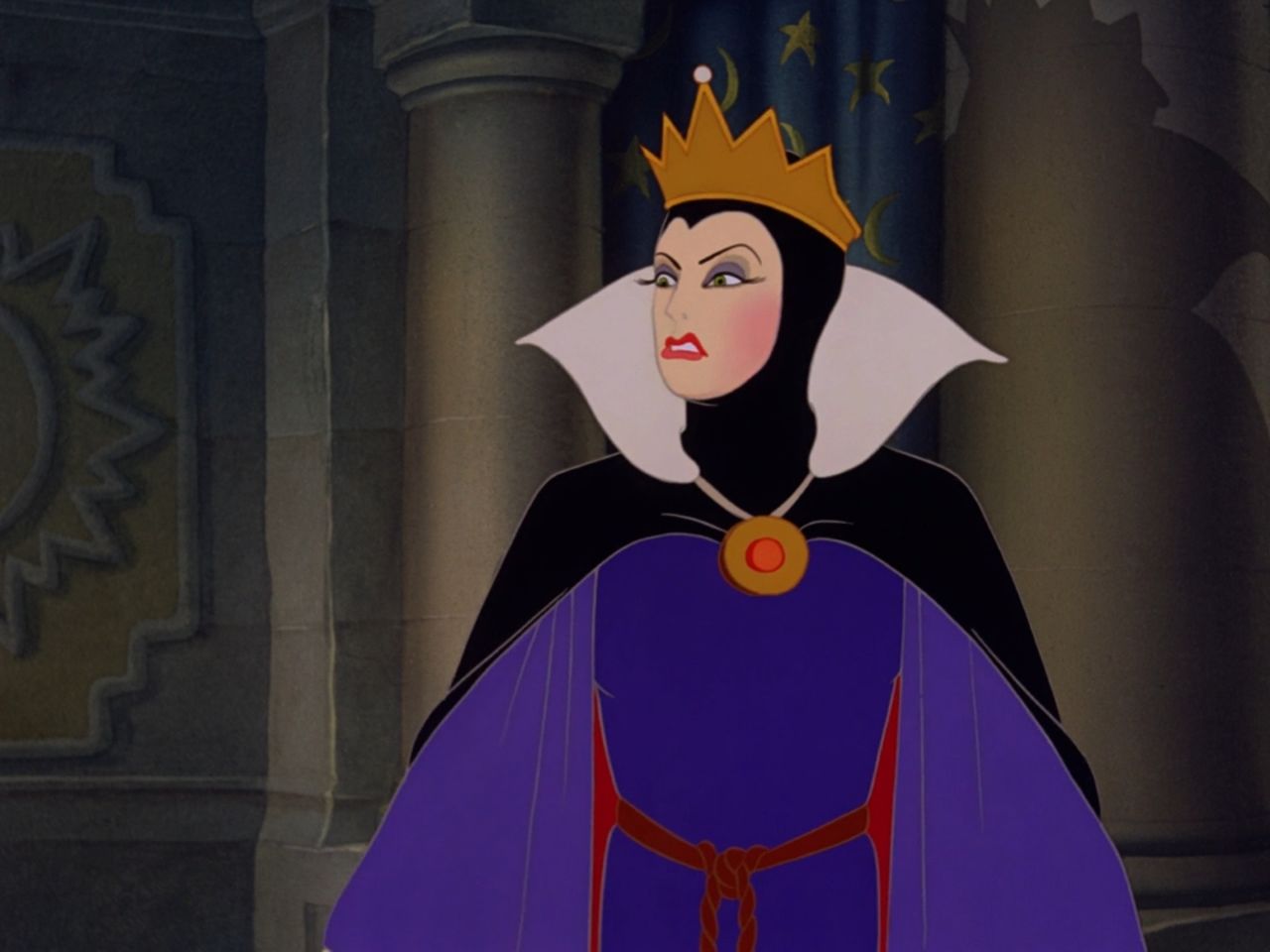 Confidence can cause delusion and what finer example of that than The Queen in "Snow White and The Seven Dwarfs." Her evil plan to kill Snow White and become the "fairest of them all" inevitably fails. Sometimes it's best to admit that we can't have it all. 
