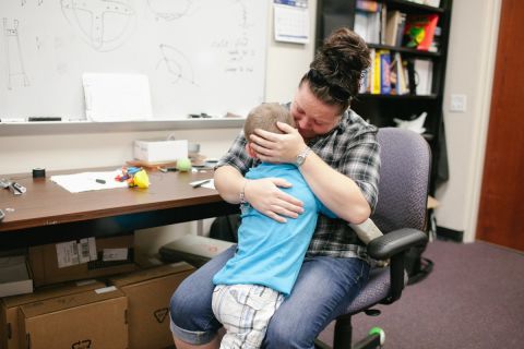 The first thing Alex did when he got his arm was hug his mother. Microsoft has highlighted Alex and the UCF team in a social media campaign called <a href="http://office.tumblr.com/" target="_blank" target="_blank">The Collective Project</a>, which celebrates students using technology to change the world.