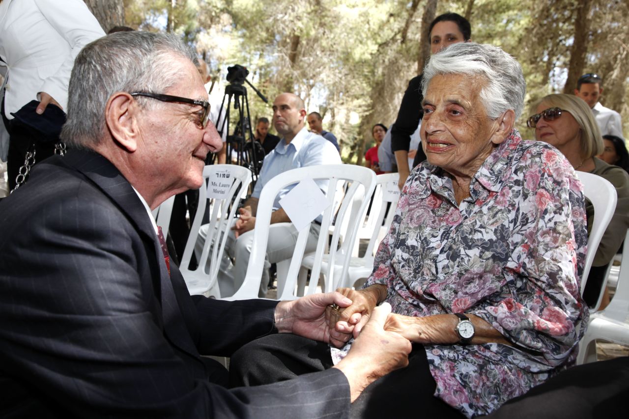 Gino's son Andrea Bartali attended a ceremony in Israel where his father was honored as one of the Righteous Among the Nations.<br />