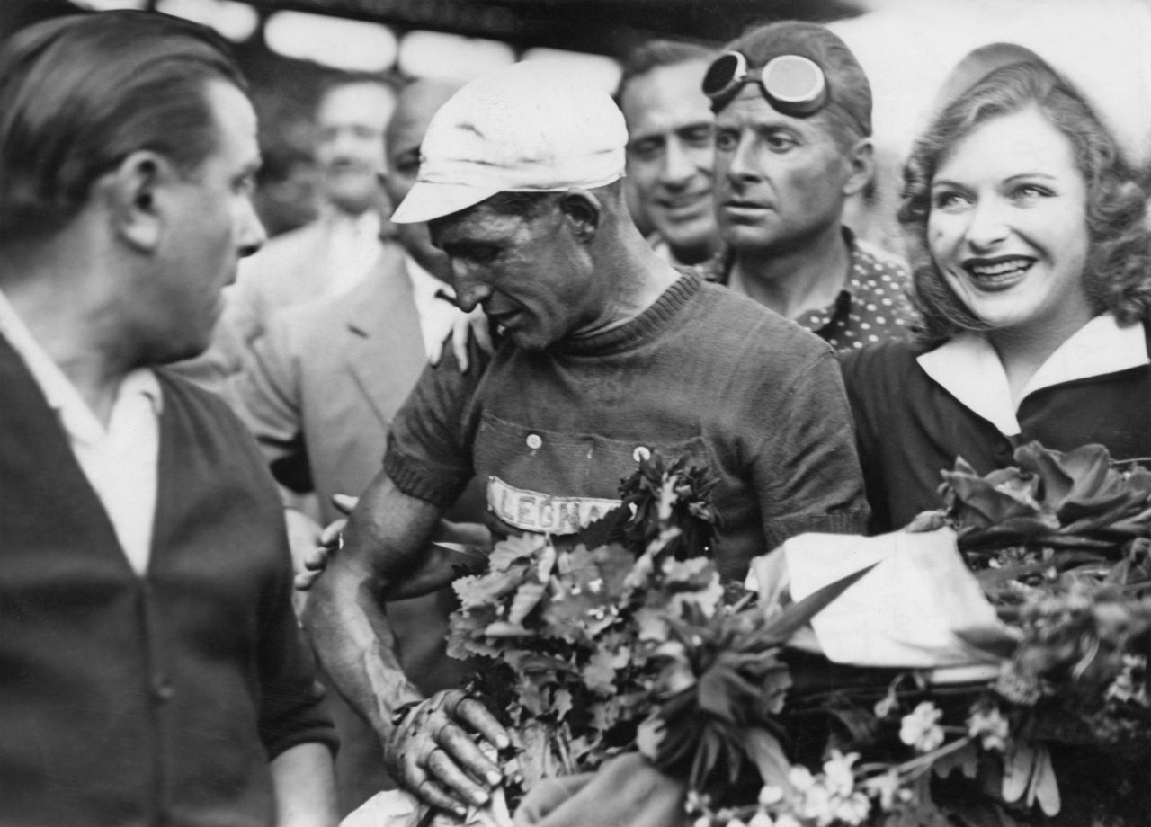 Born in 1914, Bartali won his first Tour de France in 1938. Following the World War II, he returned to competitive cycling and won his second title in 1948.
