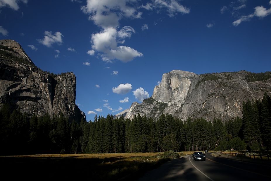 Half Dome is one of the biggest crowd-pleasers at California's Yosemite National Park.