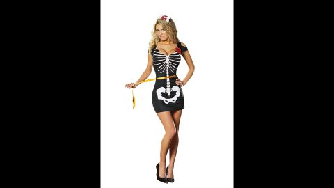 This sassy number was advertised as an "Anna Rexia" costume. Get it? Anorexia? Deadly medical conditions are the sexiest ones! 