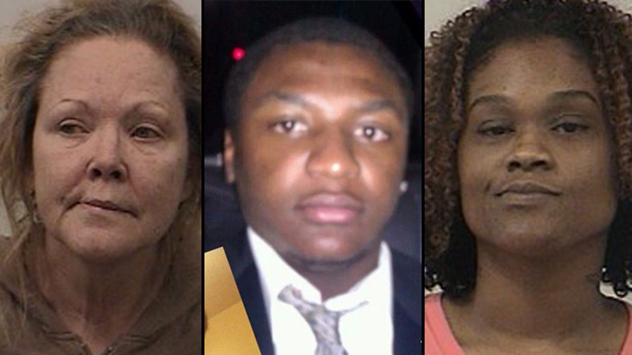 The families of Nikki Listau, left, Deundrez Woods, center, and Tanisha Jefferson are suing an Alabama jail over their deaths.