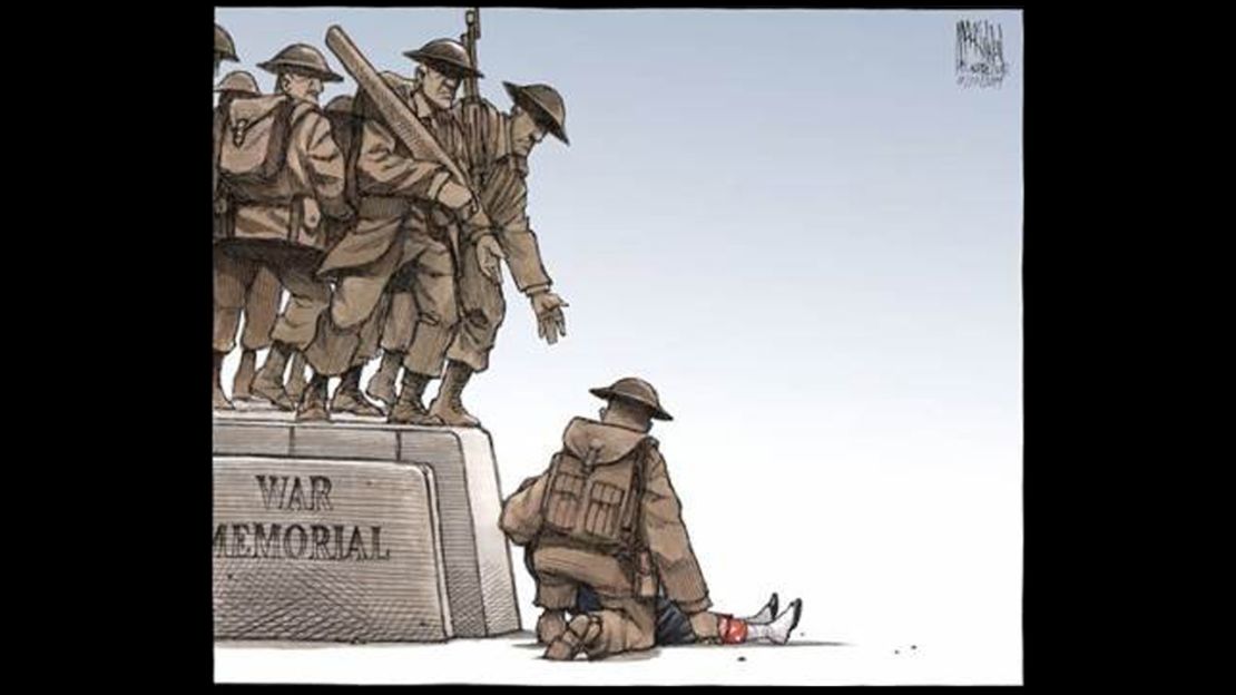 Bruce MacKinnon's cartoon for the Halifax Chronicle Herald captured Canada's national mood.
