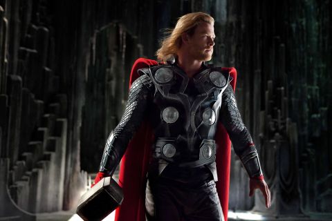 Chris Hemsworth played Thor in the Avengers films as well as three of his own.