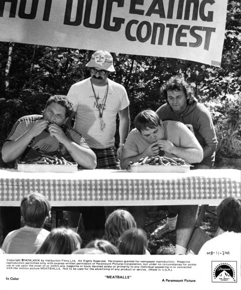 Murray's first big-screen lead role was in 1979's "Meatballs." He played a camp counselor in a film that also featured, left to right, Peter Hume, Harvey Atkin and Keith Knight.