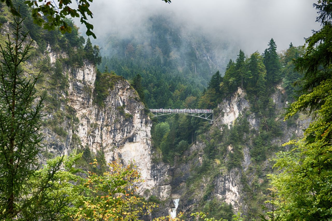 <strong>The Marienbrucke (Germany):</strong> Marienbrucke spans the Pollat Gorge, close to Bavaria's famed Neuschwanstein Castle.