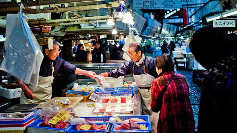 Tokyo was voted the best city for markets and shops because of "places like Tsukiji Masamoto, a seventh-generation knife maker in the famed Tsukiji fish market, and Ginza Natsuno, which carries more than 2,500 styles of chopsticks."