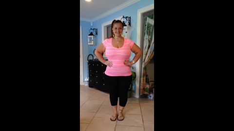 She created a Facebook page to inspire other people to change their diet and exercise more.