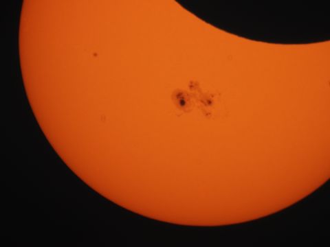 Middle school teacher Jamie Osorio and his students at Sun Valley Magnet School in the San Fernando Valley, California, used two telescopes to get <a href="http://ireport.cnn.com/docs/DOC-1182595">extreme close-ups</a> of the partial solar eclipse.