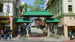 Gates to Chinatown in San Francisco 
