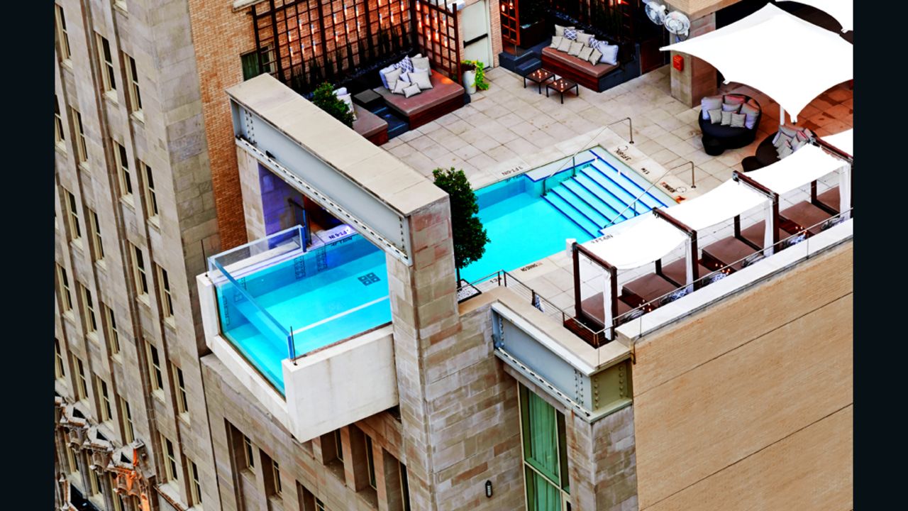 The neo-Gothic Joule has one of the world's most striking infinity pools.