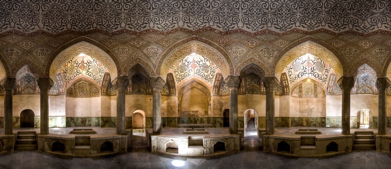 While many of his photos focus on mosques, bath houses, palaces and even landscapes feature in his collection.