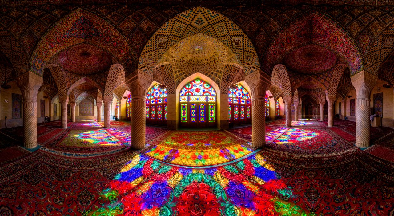 Iranian photographer Mohammad Reza Domiri Ganji has compiled a beautiful portfolio of images taken inside landmarks like the Nasir al-mulk Mosque, in Shiraz, Iran.