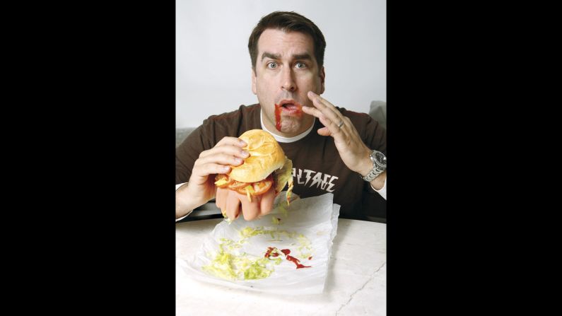 <strong>Rob Riggle: </strong>"Knuckle sandwich, Doritos and a Diet Coke. That's your typical Riggle lunch..."