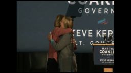 Hillary Clinton embraces Massachusetts gubanatorial candidate Martha Coakley