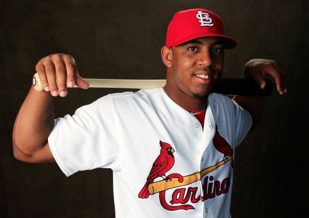 Taveras debutó en las Grandes Ligas el 31 de mayo de 2014. Jugaba para los St. Louis Cardinals. 