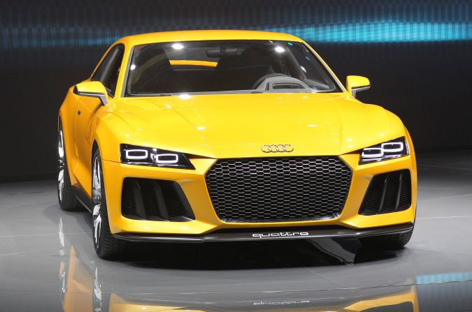 Audi Sport quattro concept is a plug-in hybrid drive which is inspired by the legendary Sport quattro from the 1980s.