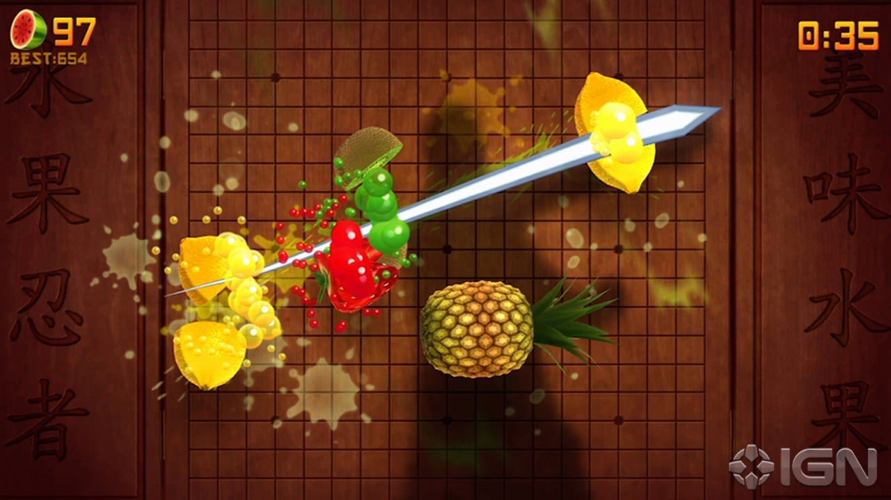 Who knew slicing fruit could be so fun? This messy game has been downloaded over 500 million times to date. 