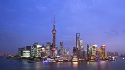 Shanghai skyline Peninsula