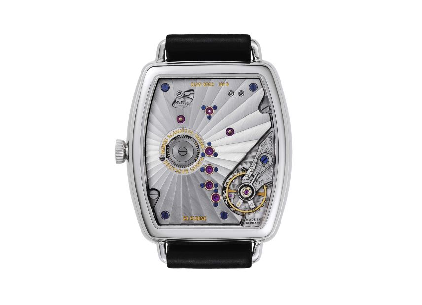 Alongside venerable heritage brands, Glashütte has seen a number of design-focused watchmaking companies develop in the last 25 years. One of them is Nomos, one of whose models is seen here, which was founded two months after the fall of the Berlin Wall.