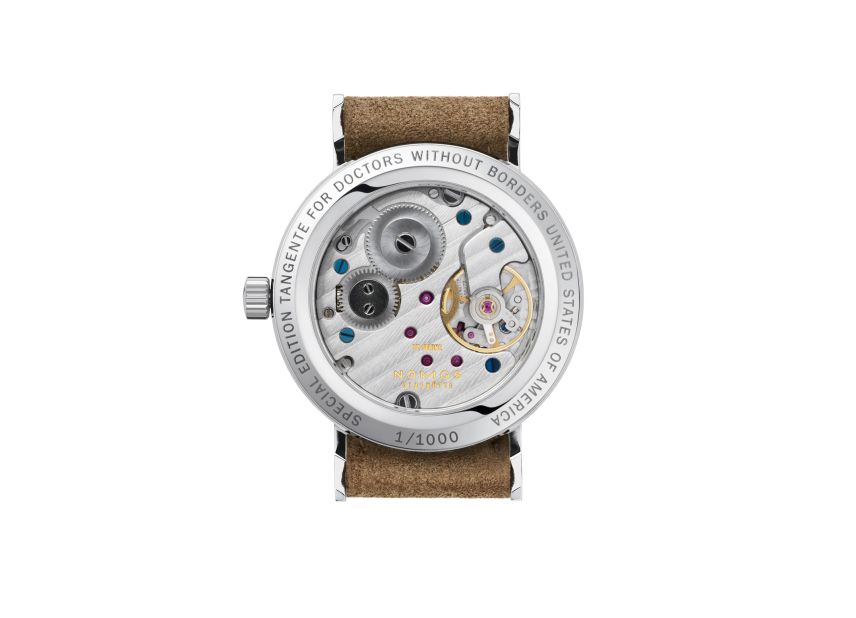 Nomos also produces a series of watches where part of the proceeds are donated to the aid group Doctors Without Borders. 