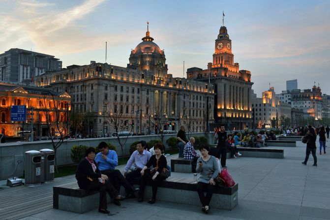 Developed by British colonists, the streets between People's Square and the Bund are a great place for a post-meeting walk. 