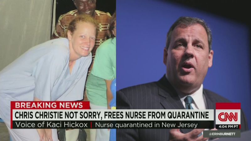 Christie Not Sorry, Frees Nurse | CNN