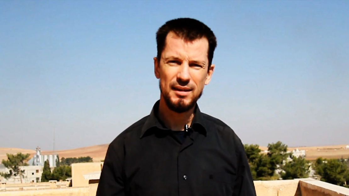 John Cantlie appears in a 2014 ISIS video described as filmed in Kobani, Syria.