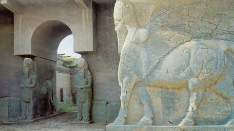 The ancient city of Nimrud, Iraq