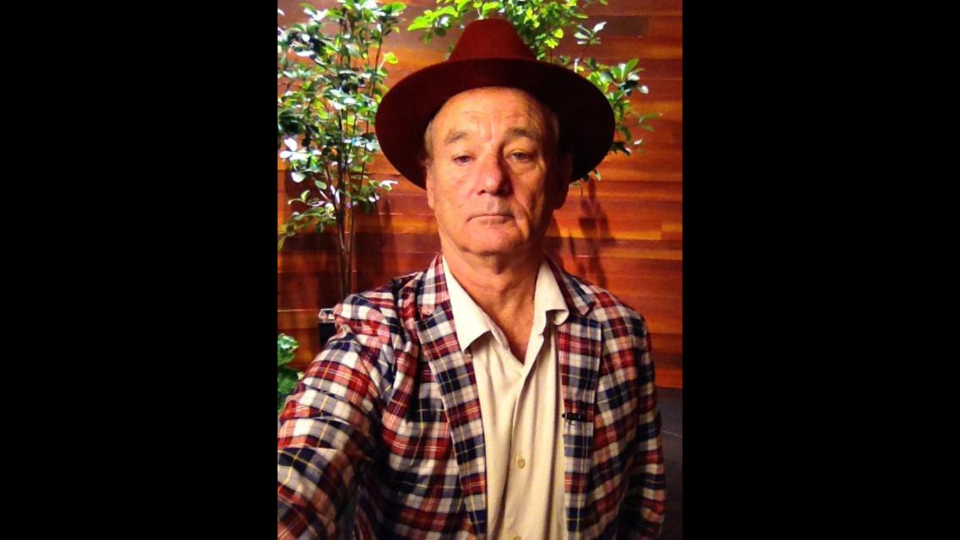 Actor Bill Murray takes a selfie backstage at the Ellen DeGeneres Show on Wednesday, October 22. "Bill Murray is on my show today for the very first time. ... This is gonna be good," <a href="https://twitter.com/TheEllenShow/status/524986685822480384" target="_blank" target="_blank">DeGeneres tweeted.</a>
