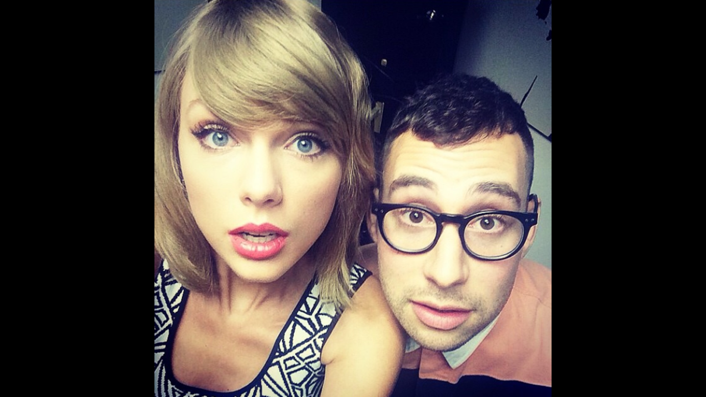 "Tomorrow, Jack Antonoff and I will be taking over MTV with wide-eyed wonderment," singer Taylor Swift <a href="http://instagram.com/p/unpyvZjvCb/?modal=true" target="_blank" target="_blank">wrote on Instagram</a> on Sunday, October 26. Antonoff is the lead guitarist of the rock band Fun.