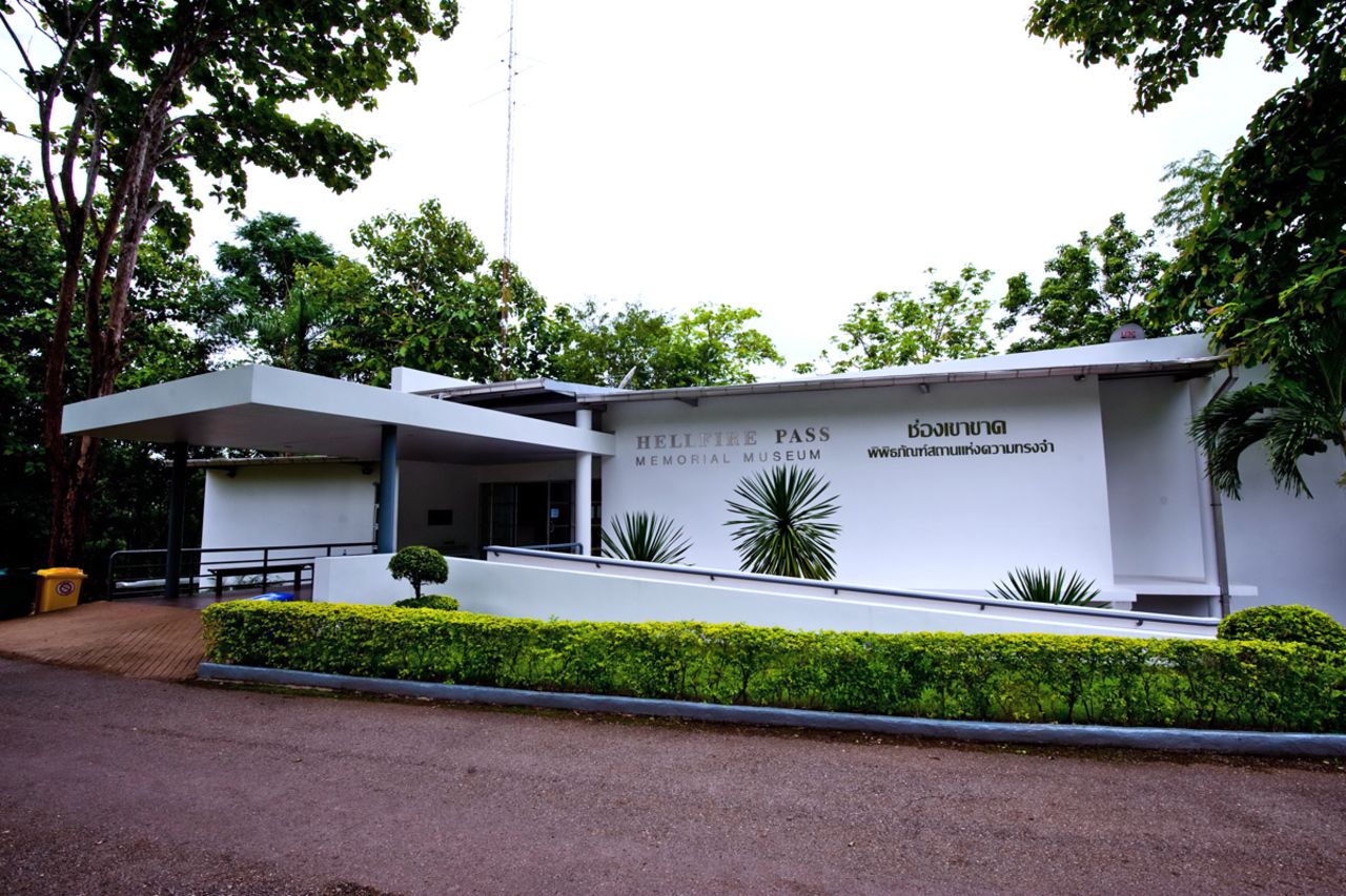Hellfire Pass Memorial Museum offers videos, photographs, drawings, tools and testimony.