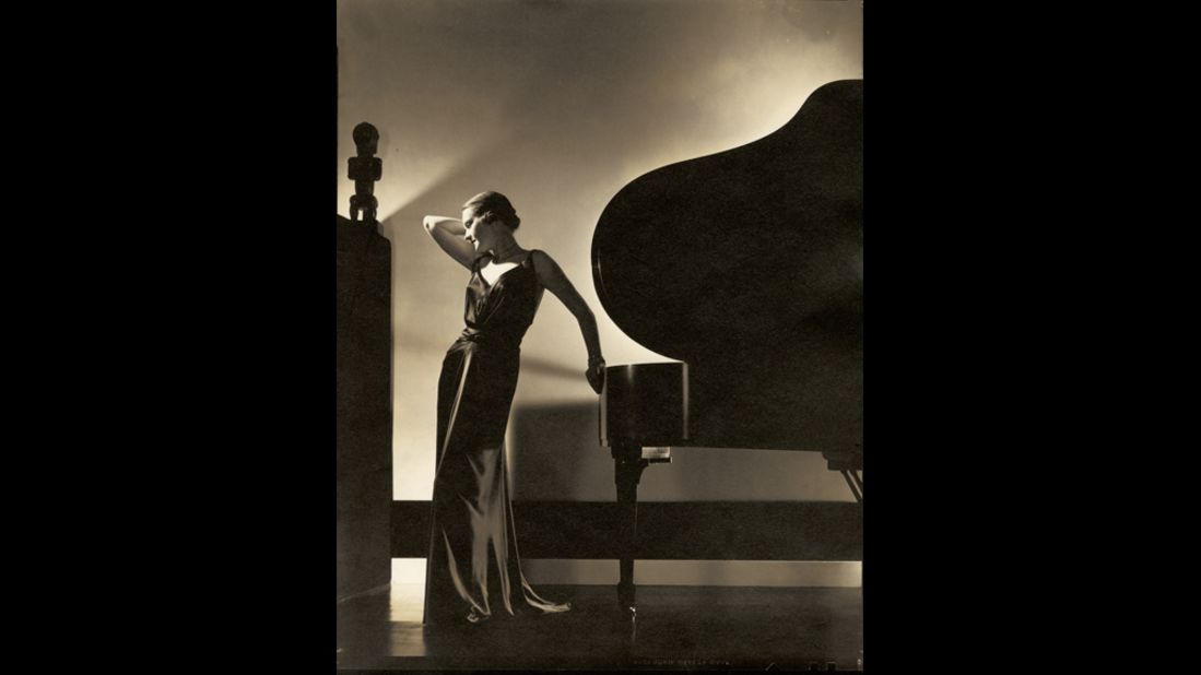 This portrait of Model Margaret Horan, which appeared in Vogue on November 1, 1935, shows Steichen's dramatic eye for light and shade.