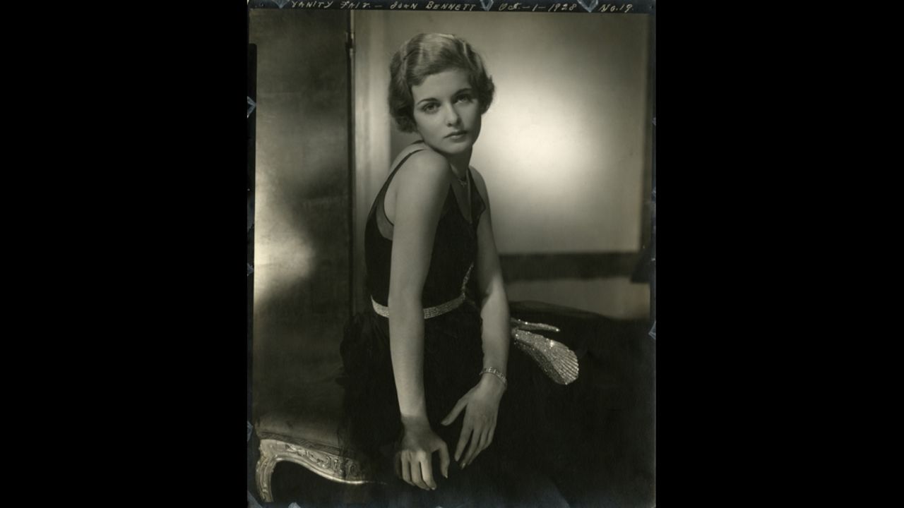 Steichen's portrait background revolutionized the nascent world of fashion photography. Here is actress Joan Bennett, in Vanity Fair, December 1, 1928.