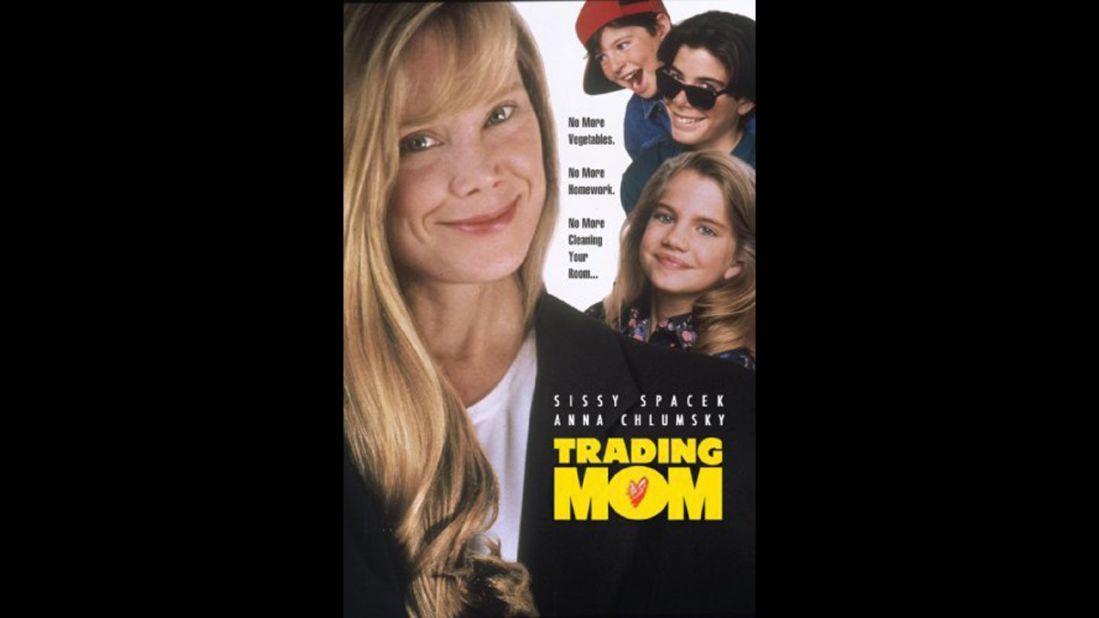 <strong>"Trading Mom" (1994): </strong>Sissy Spacek plays four  characters in this comedy about a family who tries out several new "Mommys." <strong>(Netflix)</strong>