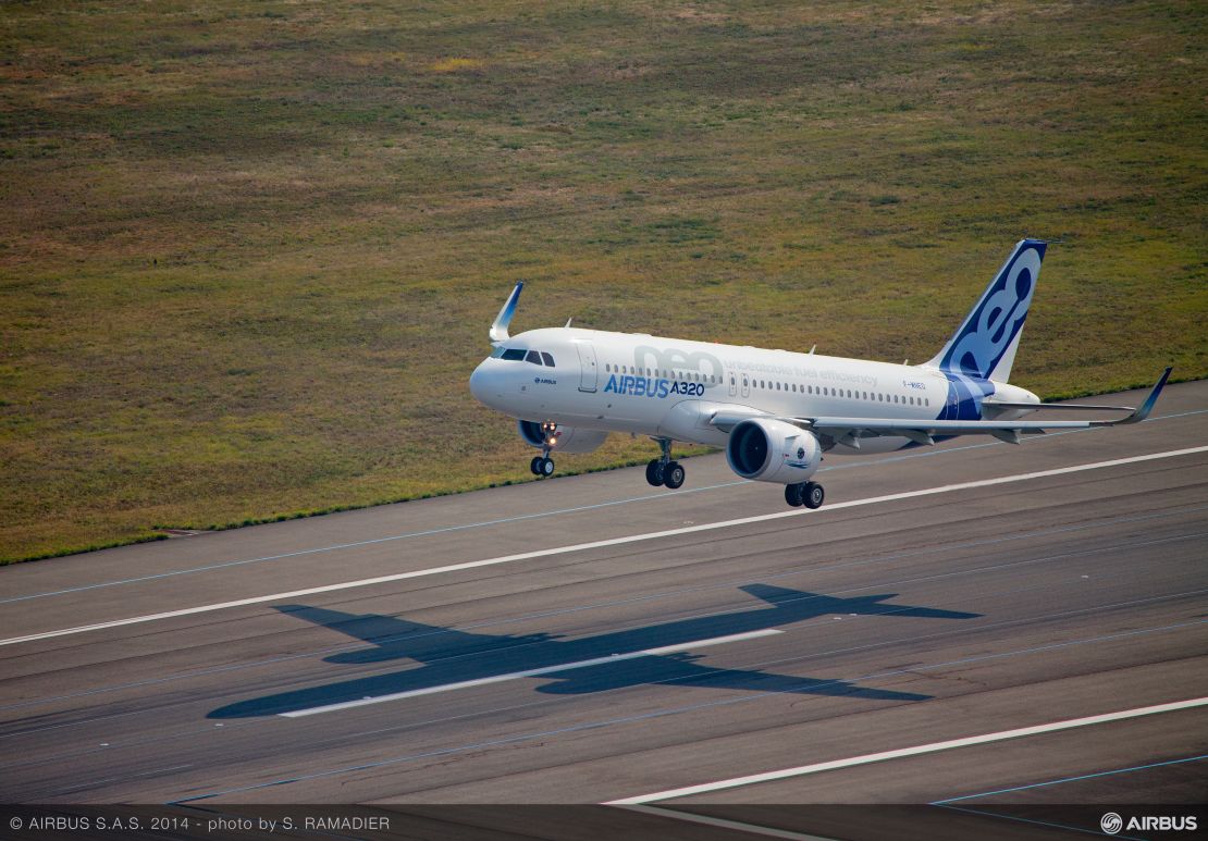The super-efficient Airbus A320neo is expected to begin service in 2016.
