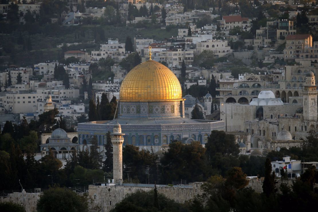 Security cameras have been installed at the entrance of one of Jerusalem's holiest sites, known as the Temple Mount to Jews and the Noble Sanctuary to Muslims.