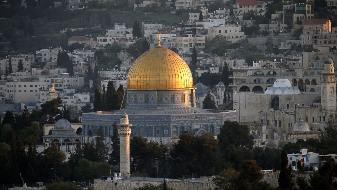 Security cameras have been installed at the entrance of one of Jerusalem's holiest sites, known as the Temple Mount to Jews and the Noble Sanctuary to Muslims.