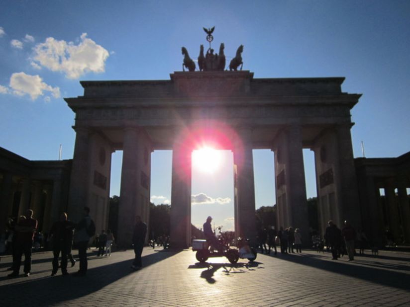 To celebrate 25 years since the fall of the Berlin Wall, CNN iReporters shared their favorite things about the city. One of Berlin's most famous sites is the <a href="http://ireport.cnn.com/docs/DOC-1177242">Brandenburg Gate</a>, captured here from the east side by Jill Thornton: "I had a seat on the curb and marveled at how far we'd come in just a couple of decades. It was an impressive moment," she says.