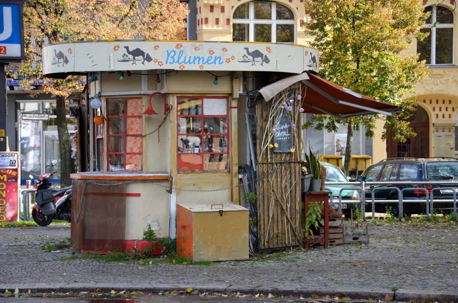 <strong>Flower Kiosk in Charlottenburg</strong>: "I lived in West Berlin when the Wall fell. I experienced that day first hand," says Antje Schirmer. "The city has changed so much since then, but  this flower kiosk represents the old Berlin," she adds.