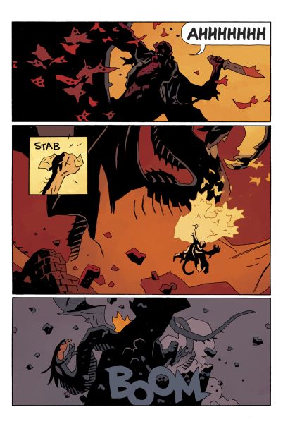 One of the best known comics in the realm of horror (or, certainly, the most monster bang for your buck) is Hellboy, currently seen in "Hellboy in Hell."