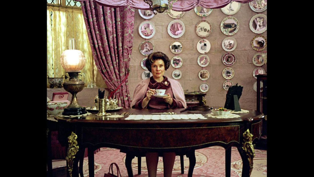 J.K. Rowling's "Harry Potter" had to defeat some seriously disturbed villains, one of whom was sadistic Hogwarts instructor Dolores Umbridge. The idea of what went down in her office still gives us chills. How would you rank her against some of our other favorite movie villains, including the masterful He Who Shall Not Be Named? Take a look at our top bad guys (and girls), in no particular order.