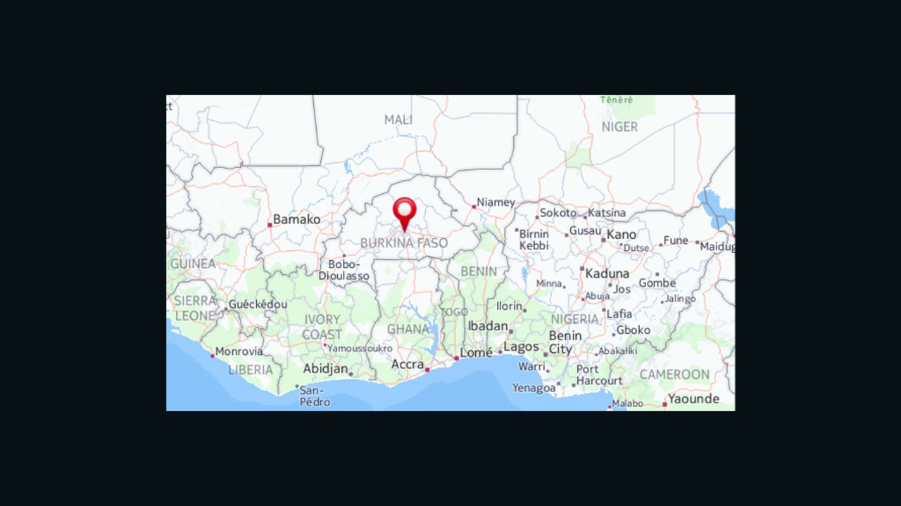 Map: Burkina Faso
