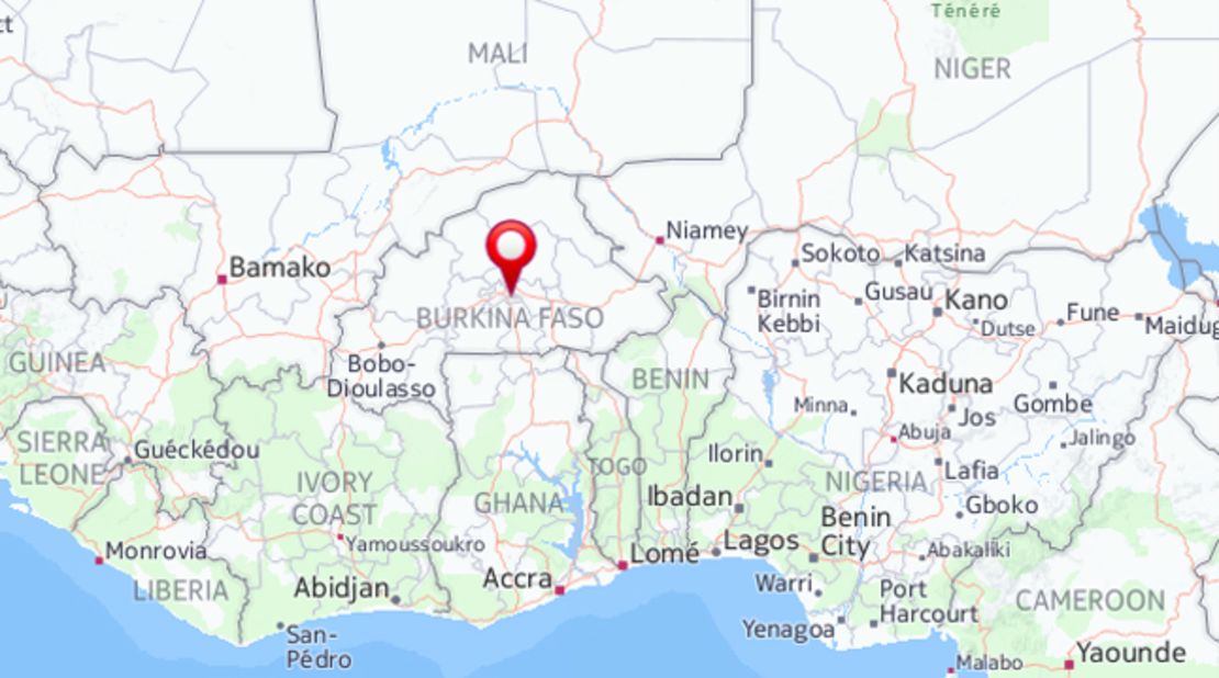 Map: Burkina Faso