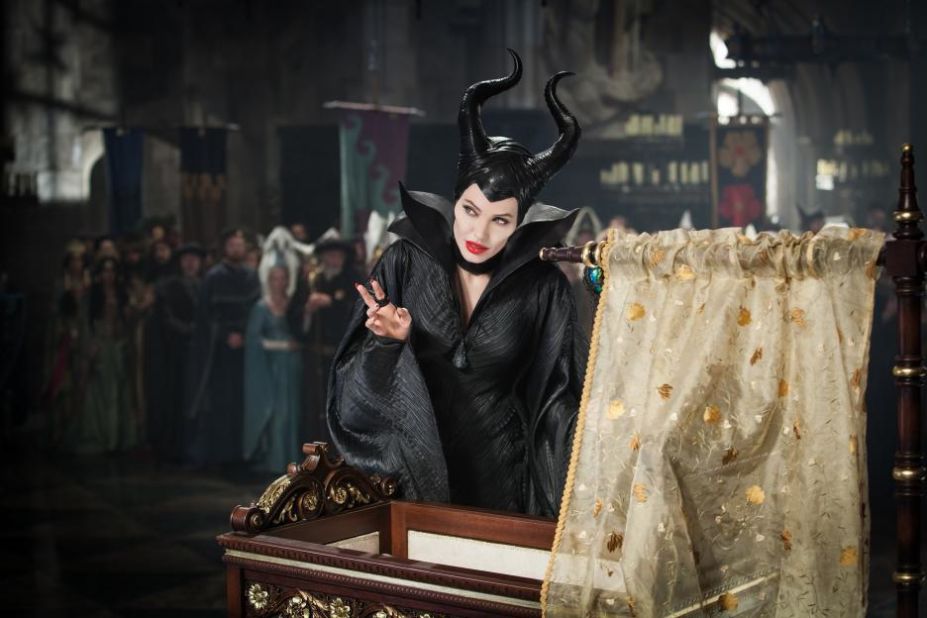 <strong>"Maleficent" (2014): </strong>Angelina Jolie portrays the story of Sleeping Beauty from the villain's point of view<strong>. (iTunes)</strong>