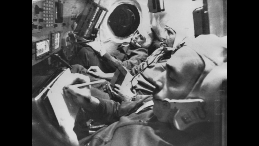 Three Soviet cosmonauts were found dead in their Soyuz 11 spacecraft after an apparently normal landing in June 1971.