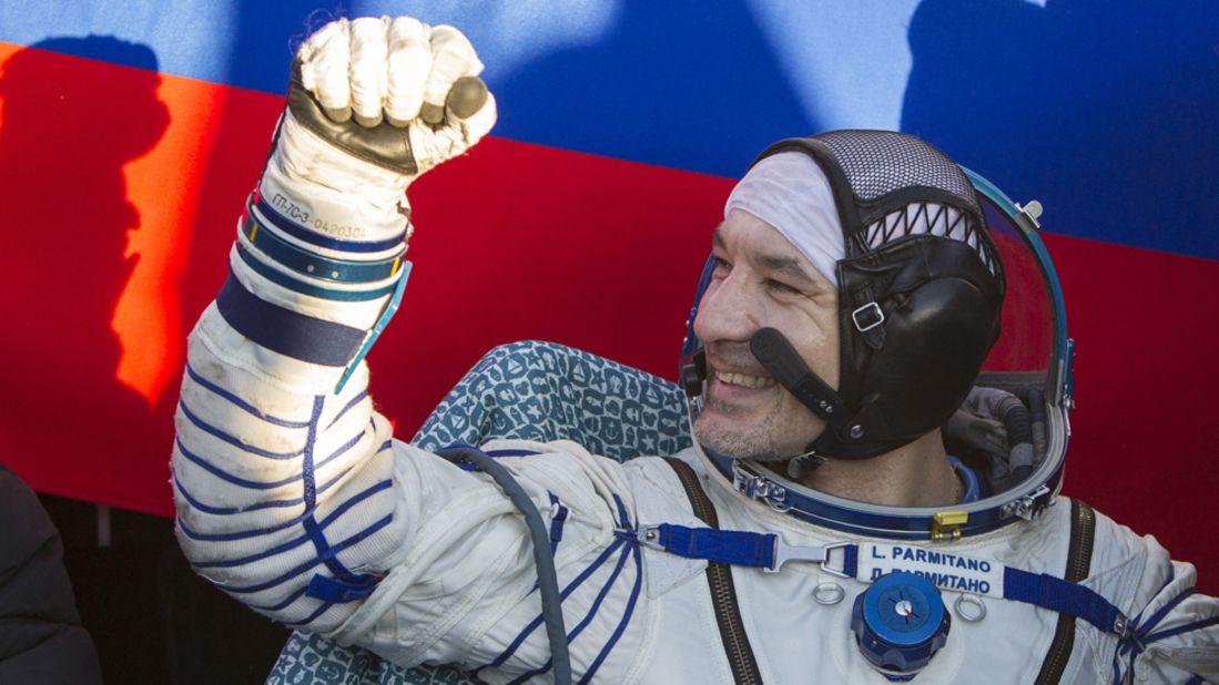 Water pooled inside the suit and helmet of Italian astronaut Luca Parmitano during a spacewalk outside the International Space Station in July 2013. He made it back to the airlock unharmed.