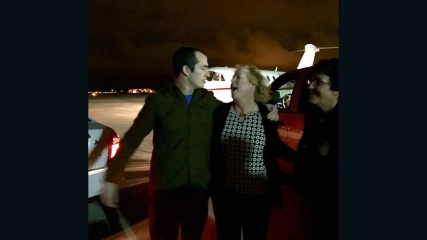 Mexico freed U.S. Marine reservist Sgt. Andrew Paul Tahmooressi, who'd been held in a prison there for seven months. He hugs his mother in San Diego.